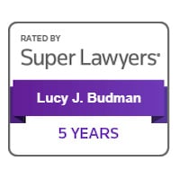 Rated By Super Lawyers | Lucy J. Budman | 5 Years
