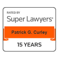 Rated By Super Lawyers | Patrick G. Curley | 15 Years